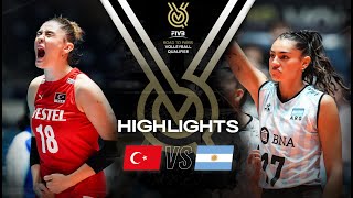 🇹🇷 TUR vs 🇦🇷 ARG  Highlights  Womens OQT 2023 [upl. by Suirrad]