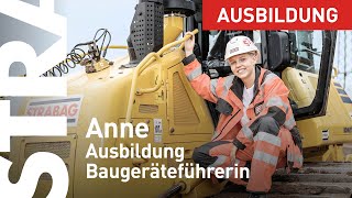 Mit starken Maschinen Großes bewegen Ausbildung zur Baugeräteführerin bei STRABAG [upl. by Ariec]