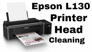 Epson L130 Printer Head Cleaning How to clean the print line [upl. by Mohamed]