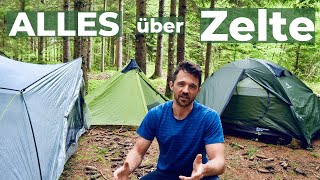 Von GÜNSTIG bis ULTRALEICHT  Alles über Zelte [upl. by Yllier]