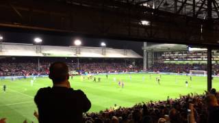 Crystal Palace fans sing Glad All Over  06032015 after beating Man City 21 [upl. by Orsa]