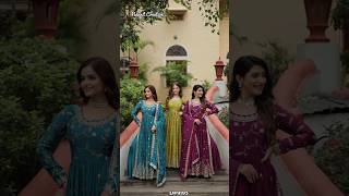 Naira Cut Kurti with Sharara ✨ l Outfit Ideas shorts designersuits trending Navnitcreation [upl. by Julina]