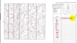 Determination of plant cover using line intercept method [upl. by Atirys]