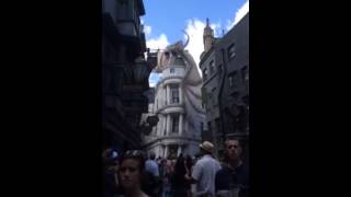 Fire Breathing Dragon in Diagon Alley at Universal Orlando MUST SEE [upl. by Gorga322]