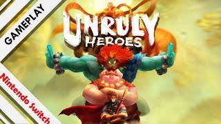 Unruly Heroes  SWITCH  Gameplay [upl. by Tiemroth]