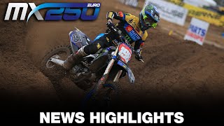 EMX250 News Highlights  Monster Energy MXGP of Flanders 2020 motocross [upl. by Euginom226]