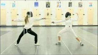 Foil Fencing Attacks  How to Riposte in Foil Fencing [upl. by Notsag]