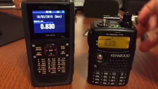 Kenwood THD74 vs THF6A AM Broadcast reception comparison [upl. by Venice]