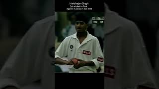 Harbhajan Singh Debut Wicket  Against Australia  25 Mar 1998 [upl. by Htebaras]