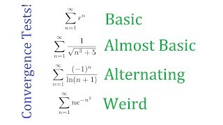 Simple Guide to Series Convergence Tests [upl. by Llertak]