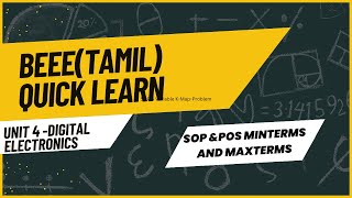 SOP POS Minterms and Maxterms [upl. by Acirret]