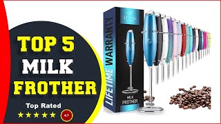 ✅ Top 5 Best Milk Frothers On Amazon 2023 Tested amp Reviewed [upl. by Wheeler]