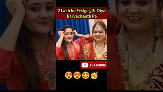 Karva chauth ka gift 🎁shorts trending funny bindasskavya [upl. by Shetrit]