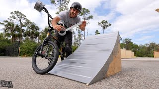 How Many Layers Of quotDuct Tapequot Does It Take To Make A BMX Ramp [upl. by Dody]