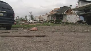 Surveying the wreckage from Tuesdays deadly tornado in Greenfield Iowa [upl. by Kathi]