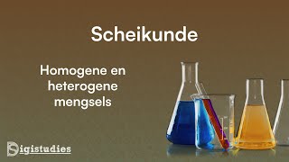 Scheikunde  Homogene en heterogene mengsels [upl. by Hanzelin]