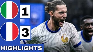 🔵Italy vs France 13 Extended HIGHLIGHTS  UEFA Nations League [upl. by Hashim80]