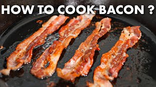 How to Cook Bacon on the Stove  Cast Iron Skillet [upl. by Swenson]