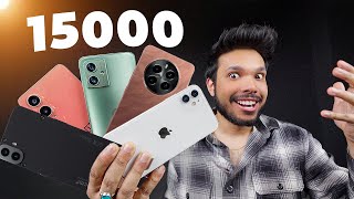 Top 5 Best Smartphones Under 15000 [upl. by Nohcim]