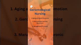 Gerontological Nursingcare specifically for elderly patientsnursing westbengal biharytshorts [upl. by Oir]