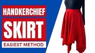 How To Make An Hankerchief Dress Handkerchief Skirt Tutorial [upl. by Akinuahs]