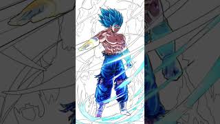 Goku drawing youtubeshorts [upl. by Gausman252]