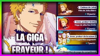 INVOCATION JULIUS LA GIGA LUCK   Black Clover Mobile [upl. by Iteerp127]