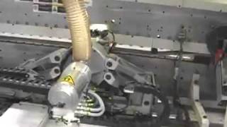 New IMA Novimat edgebander in action Part 1 of 3 [upl. by Oigaib]