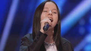 Daneliya Tuleshova 13 YO Wows Simon Cowell With A STUNNING Voice America’s Got Talent 2020 [upl. by Ming987]