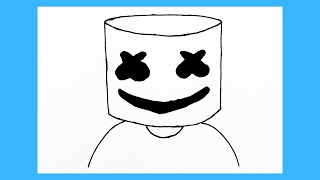 How to Draw MARSHMELLO [upl. by Merri771]