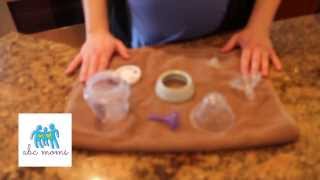 How to Assemble a Tommee Tippee Baby Bottle [upl. by Jaquith390]