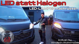 endlich Licht Led Lampen nachrüsten im Wohnmobil besser sehen und gesehen werden [upl. by Kalmick]