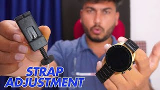 How To Adjust Metal Smart Watch Strap  Watch Strap Adjustment [upl. by Areyk]