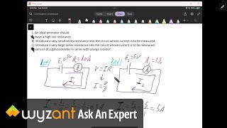 What makes an ammeter ideal [upl. by Ahtilat]