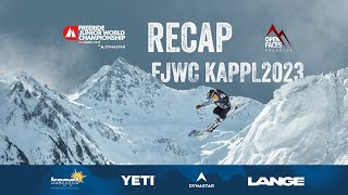 FREERIDE JUNIOR WORLD CHAMPIONSHIPS 2023  KapplPaznaun  Official Recap [upl. by Bodi39]