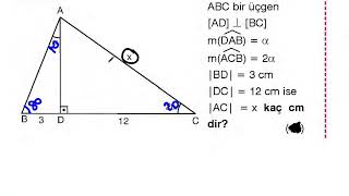 İKİZKENAR ÜÇGEN TYT GEOMETRİ [upl. by Jacinthe]