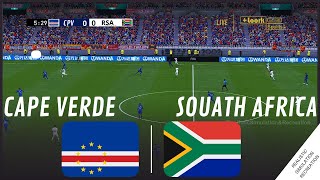 CAP VERT  AFRIQUE DU SUD  Coupe dAfrique des Nations CAN 2023  Simulation de jeu vidéo [upl. by Bakerman]