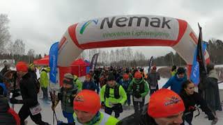 Zimowy Bieg Zbója 2023 23km GoPro MAX 360 START [upl. by Esenaj]