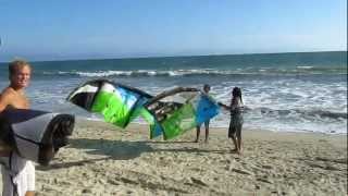 Bucerias Beach Kitesurfing School Puerto Vallarta Riviera Nayarit [upl. by Ennaylloh]