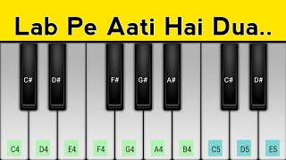 Lab Pe Aati Hai Dua Banke Tamanna Meri Piano Tutorial  Riza Roy [upl. by Demona]