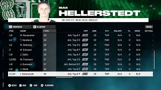 NHL 25 Tingsryds AIF Overall Player Ratings [upl. by Erida]