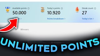 UNLIMTED POINTS METHOD Microsoft Rewards [upl. by Naelcm739]