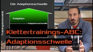 Adaptionsschwelle  KlettertrainingsABC [upl. by Yromas]