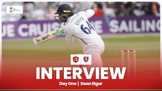 💯 THE CENTURION  ELGAR SPEAKS AFTER HOME DEBUT HUNDRED [upl. by Garth]