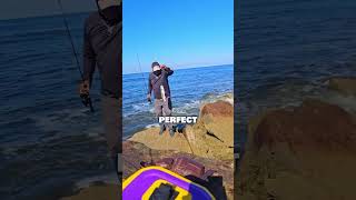 would YOU try this dangerous jetty fishing [upl. by Tebor933]