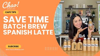 HOW TO BATCH BREW ICED COFFFEE DRINKS USING ESPRESSO MACHINES  STORESELL IN BOTTLES [upl. by Netsirhc502]