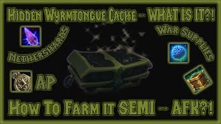 Hidden Wyrmtongue Cache  What is amp How To Farm Them SemiAFK  Legion Guide 725 [upl. by Acimot264]