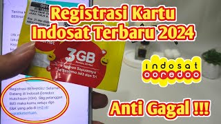 Cara Registrasi Kartu Indosat im3 Terbaru 2024 [upl. by Sonnie]