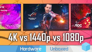 4K vs 1440p vs 1080p  What Monitor Resolution Should You Buy [upl. by Enimaj]