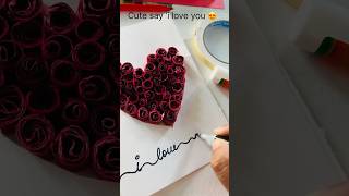 Gretting card for couple cute say to i love you 🥰 like subscribe painting diy [upl. by Kinsman]